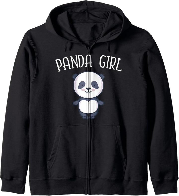 Panda Girl Pandabär Geschenk Panda Kostüm Lieblingstier Kapuzenjacke