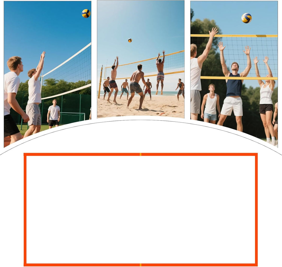 Generisch Sandvolleyball Linien,Spielfeldausstattung | Tragbares Sportzubehör & Wiederverwendbare Ou