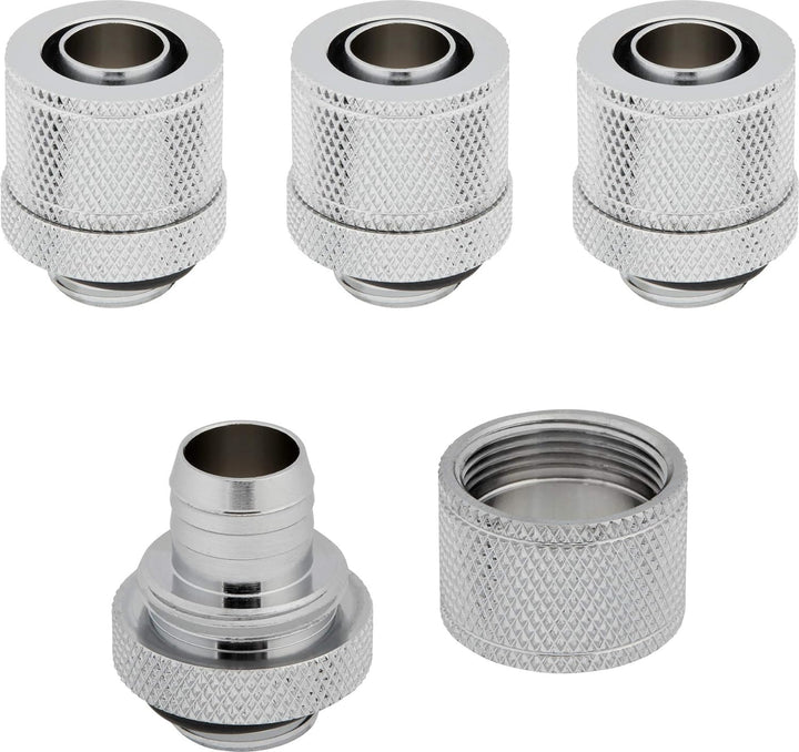 Corsair Hydro X Series, XF Kompressionsanschluss, AD/ID 13/10 mm (1/2“/3/8“) Viererpack (G1/4" BSPP