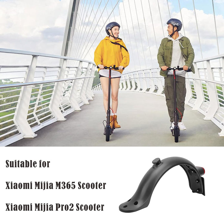 Yungeln Scooter Schutzblech + Rückleucht kompatibel für Xiaomi 1S M365 Pro Scooter - Schwarz