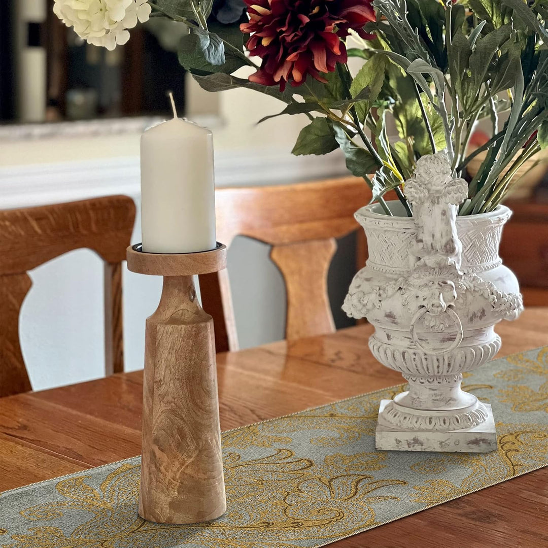 Tischläufer mit Quasten, Jacquard Tischdecke für Esstisch Urlaub Party Wohnzimmer Dekoration (33x228
