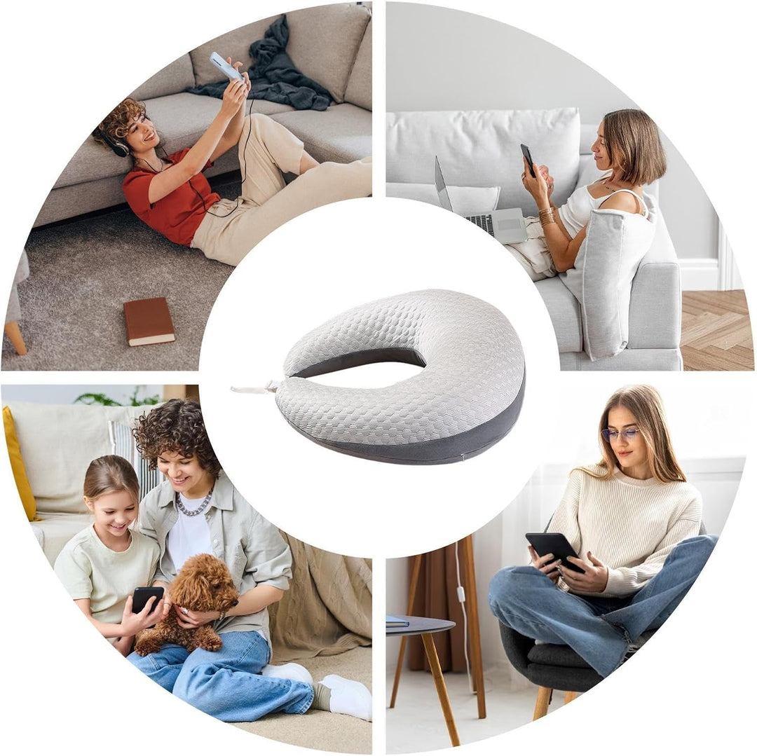 Ergonomisches Crealis-Kissen Für Handarbeiten, Strickkissen Zur Unterstützung, Häkelkissen Stützkiss