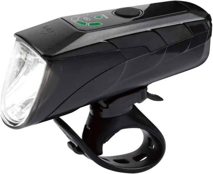 LED Fahrrad Leuchten Set mit USB-C Fahrradbeleuchtung Licht 15/30/70 Lux Automatische Lichtsteuerung