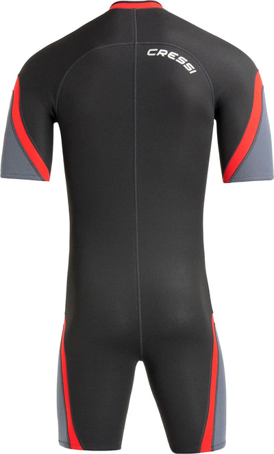 Cressi Playa Man Shorty Wetsuit – Kurzer Neoprenanzug 2.5mm aus Hochelastischem für Herren 2.5mm 4XL