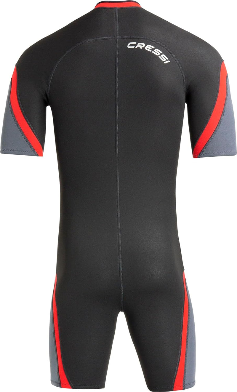 Cressi Playa Man Shorty Wetsuit – Kurzer Neoprenanzug 2.5mm aus Hochelastischem für Herren 2.5mm XL