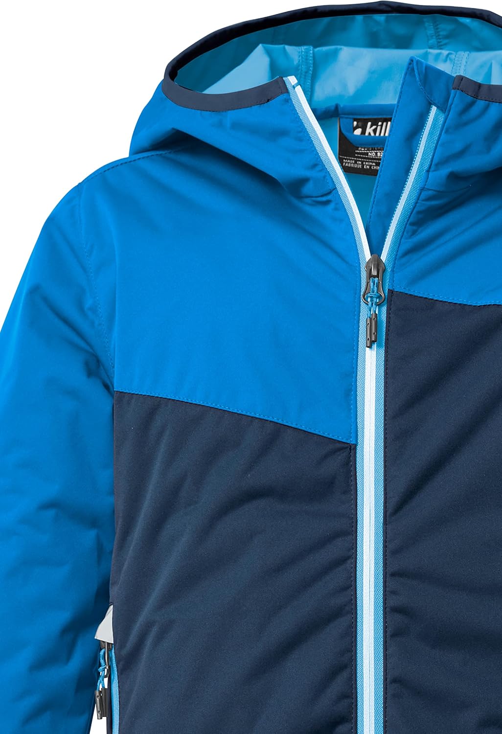 Killtec Jungen Kos 223 Bys Jckt 2-Lagen-Funktionsjacke/Outdoorjacke mit Kapuze 116 Blau, 116 Blau