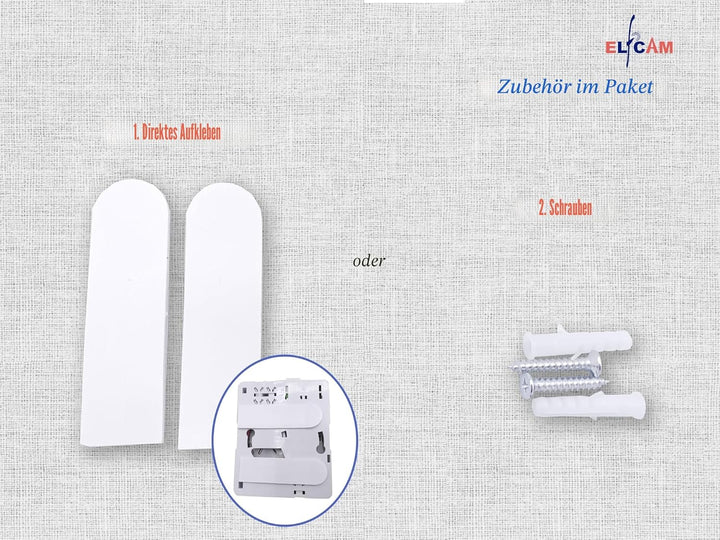 Elfcam® - 7m Glasfaser-Kabel SC/APC auf SC/APC Stecker mit Glasfaser-Abschlusspunkt (G-BOX Abschluss