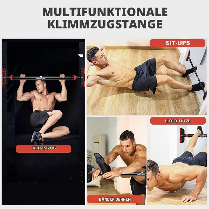 RHINOSPORT Klimmzugstange Türrahmen P7 Pull up Bar Doorway Door Frame chin up bar Home Gym Equipment
