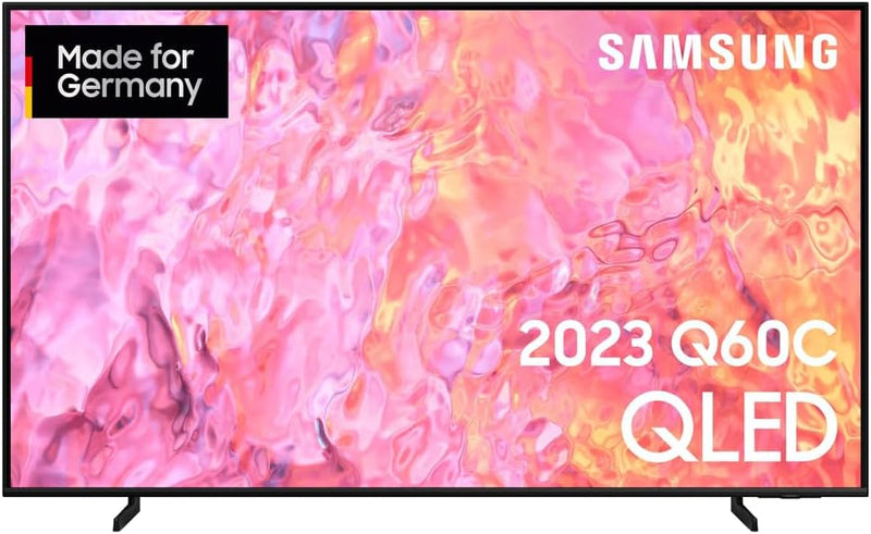 Samsung QLED 4K Q60C 50 Zoll Fernseher (GQ50Q60CAUXZG, Deutsches Modell), Quantum-Dot-Technologie, Q