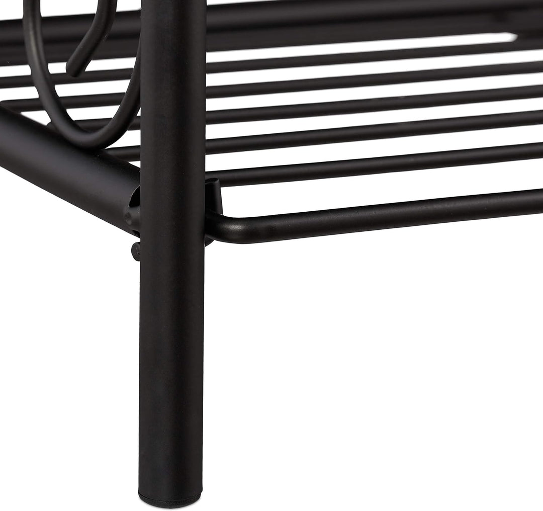 Relaxdays Blumenregal, klappbar, 3 Ebenen, Balkon, Garten & Indoor, Metall, Pflanzenregal HBT 83 x 4