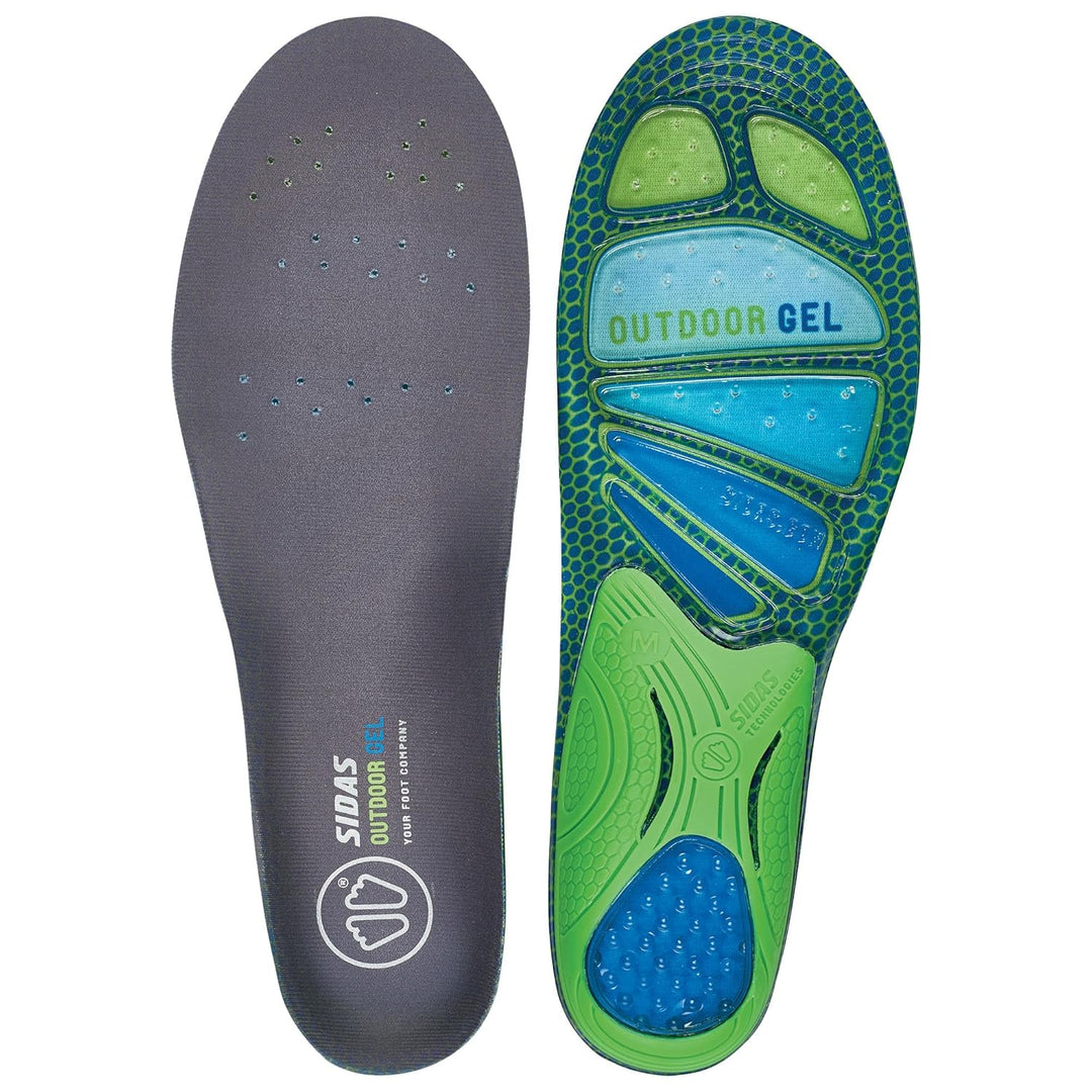 Sidas Gel Comfort Outdoor Sohle FR : S (Taille Fabricant : S:37-38) Grün, FR : S (Taille Fabricant :