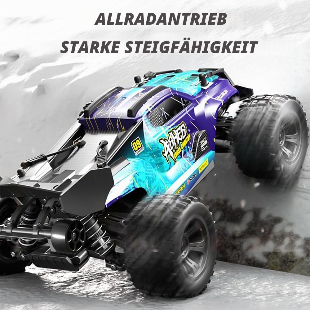 X-Verse 1:18 Ferngesteuertes Auto, 40KM/H Kohlebürste Motor RC Hohe Geschwindigkeit Offroad Drift Re
