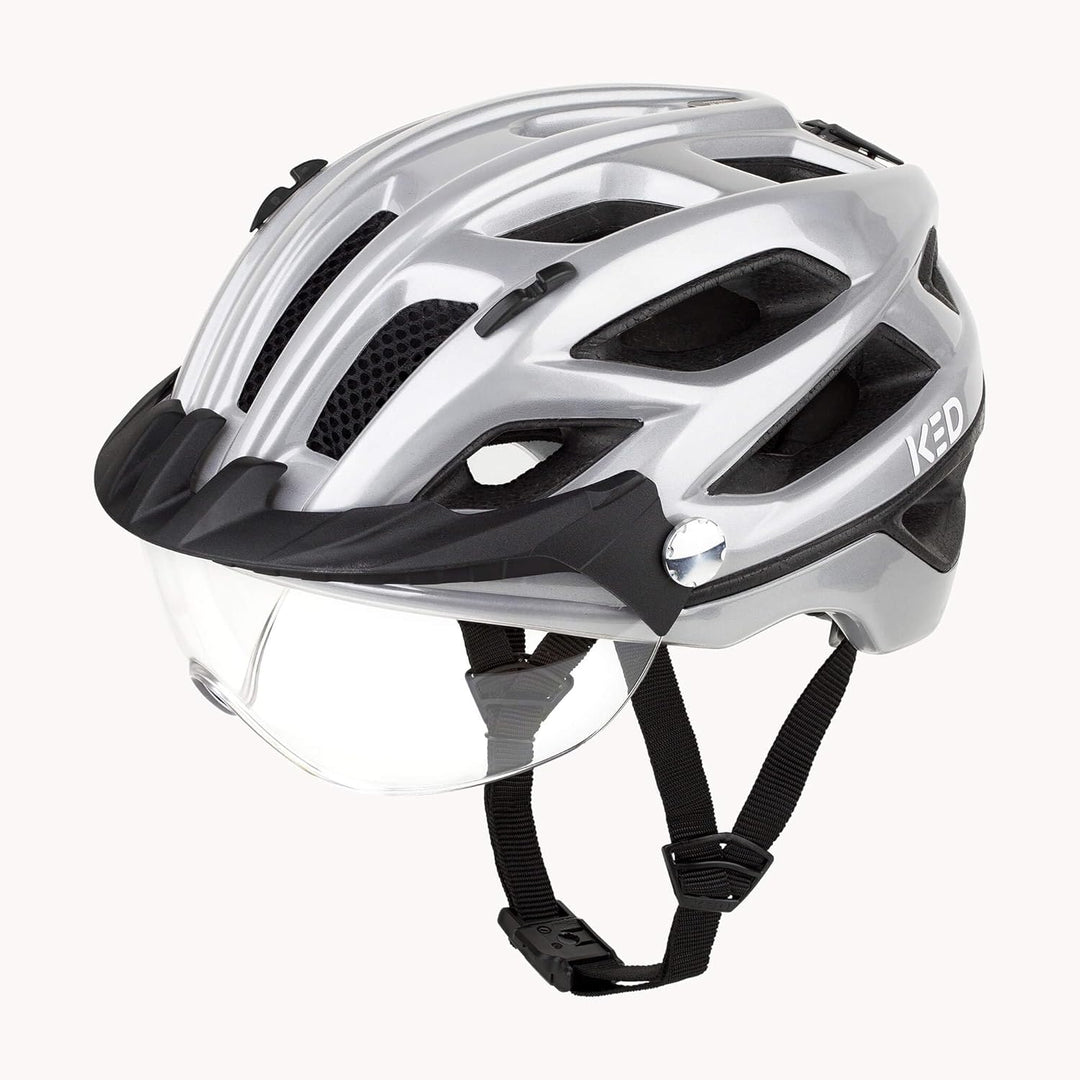 Covis Lite Hybrid Fahrradhelm mit Schutzbrille, Visier, Made in Germany, FIDLOCK Verschluss Damen He