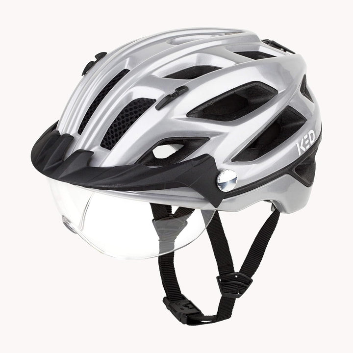 Covis Lite Hybrid Fahrradhelm mit Schutzbrille, Visier, Made in Germany, FIDLOCK Verschluss Damen He