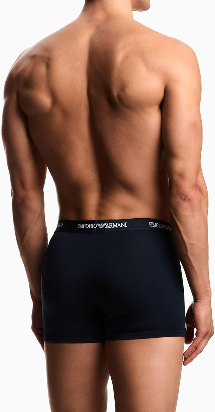 Emporio Armani Underwear Herren Badehose (3er Pack) S Armani Blue/Armani Blue/Armani Blue, S Armani