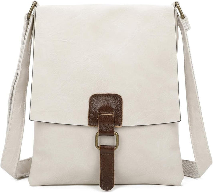 ITALYSHOP24 OBC Damen Tasche Crossbody Handtasche Messenger Schultertasche Umhängetasche Shopper Tab