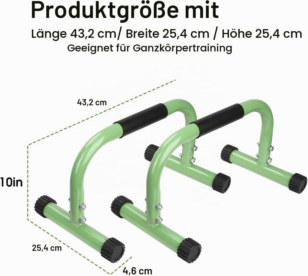 AmazeFan Parallettes, Handstand Barrenm, Grosser Push Up Bar &amp; &amp; Dip Barren, Rutschfeste Liegestützg