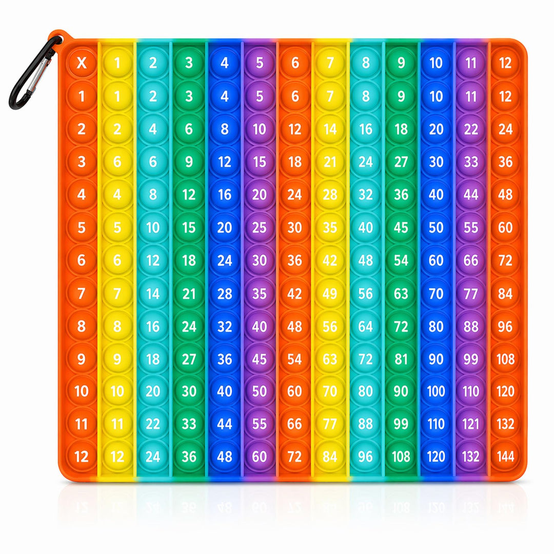 pop it Spielzeug 1x1 Lernen einmaleins Spiel multiplikationsbrett Mathe Spielzeug Kinder (sensorisch