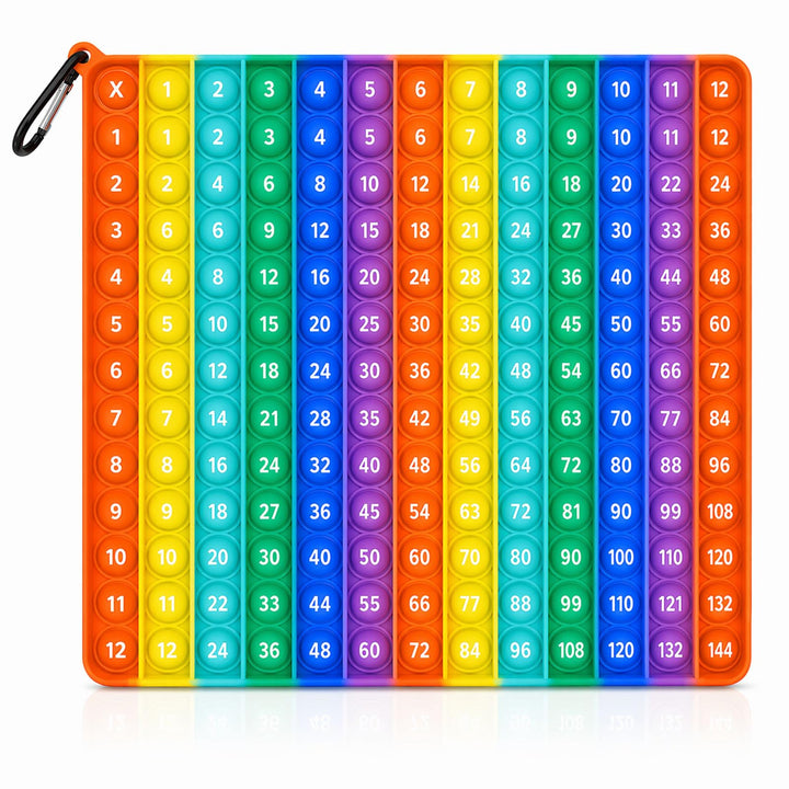 pop it Spielzeug 1x1 Lernen einmaleins Spiel multiplikationsbrett Mathe Spielzeug Kinder (sensorisch