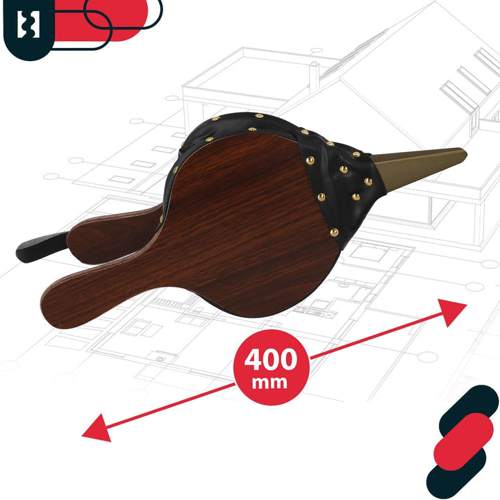 KOTARBAU® Blasebalg zum Entfachen von Gills und Feuer aus Holz und Kunststoff Grillgebläse Handblase
