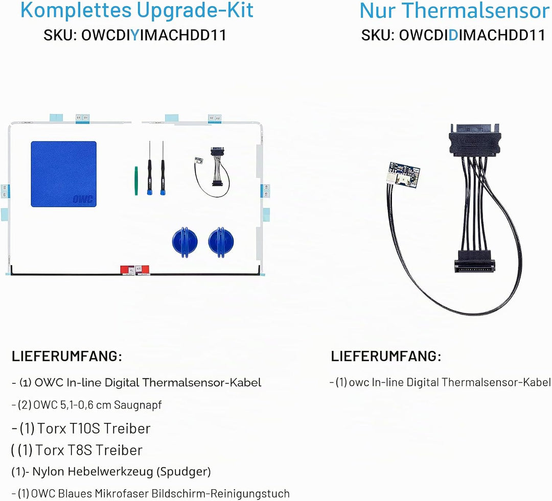 OWC Inline-HDD-Upgrade-Kabel für den digitalen Thermosensor für iMac 2011 (OWCDIDIMACHDD11)