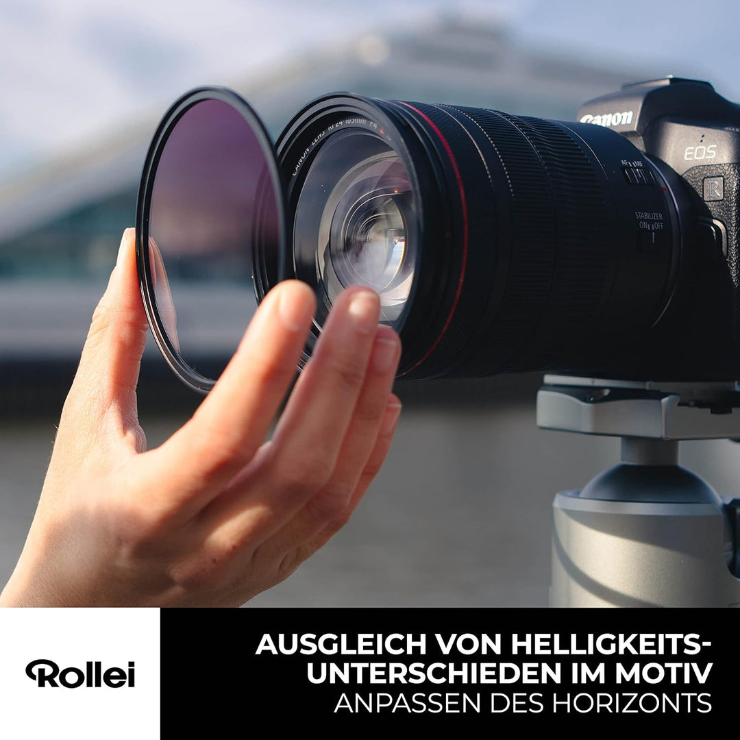 Rollei F:X Pro Magnetischer Softer-Verlaufsfilter GND8 MK II 67mm, super kratzfester magnetischer Gl