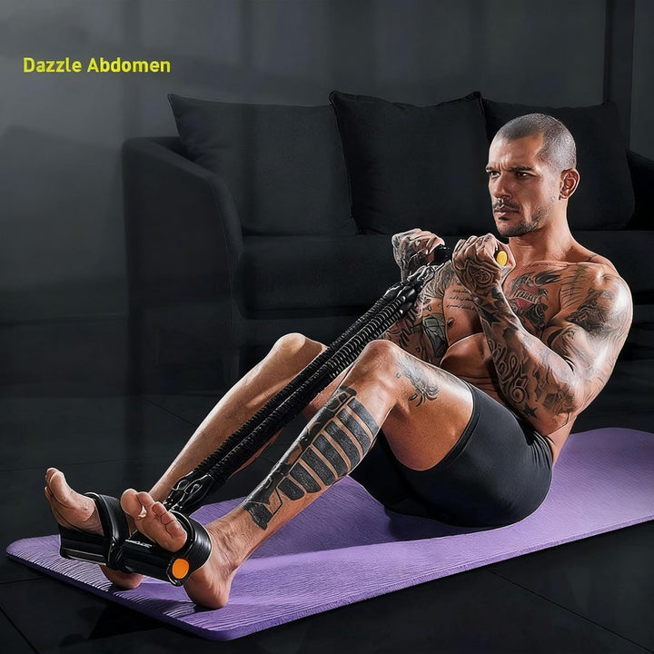 Bauchtrainer Bodybuilding Expander Bauchtrainer Multifunktionstrainer Sit-Up Trainingsgeräte Elastis