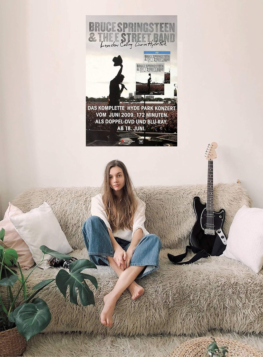 Bruce Springsteen - Hyde Park Live, 2009 » Konzertplakat/Premium Poster | Live Konzert Veranstaltung