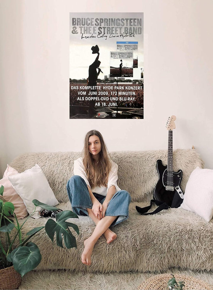 Bruce Springsteen - Hyde Park Live, 2009 » Konzertplakat/Premium Poster | Live Konzert Veranstaltung