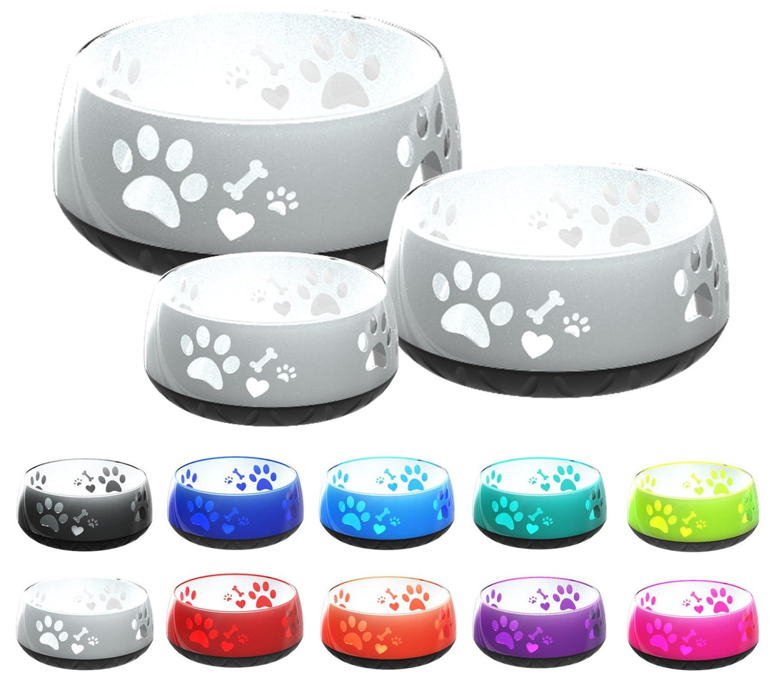 M 1010ml Futternapf für mittlere Hunde, Trinknapf, rutschfest, Grau M 1010ml (mittlere Hunde) Grau,