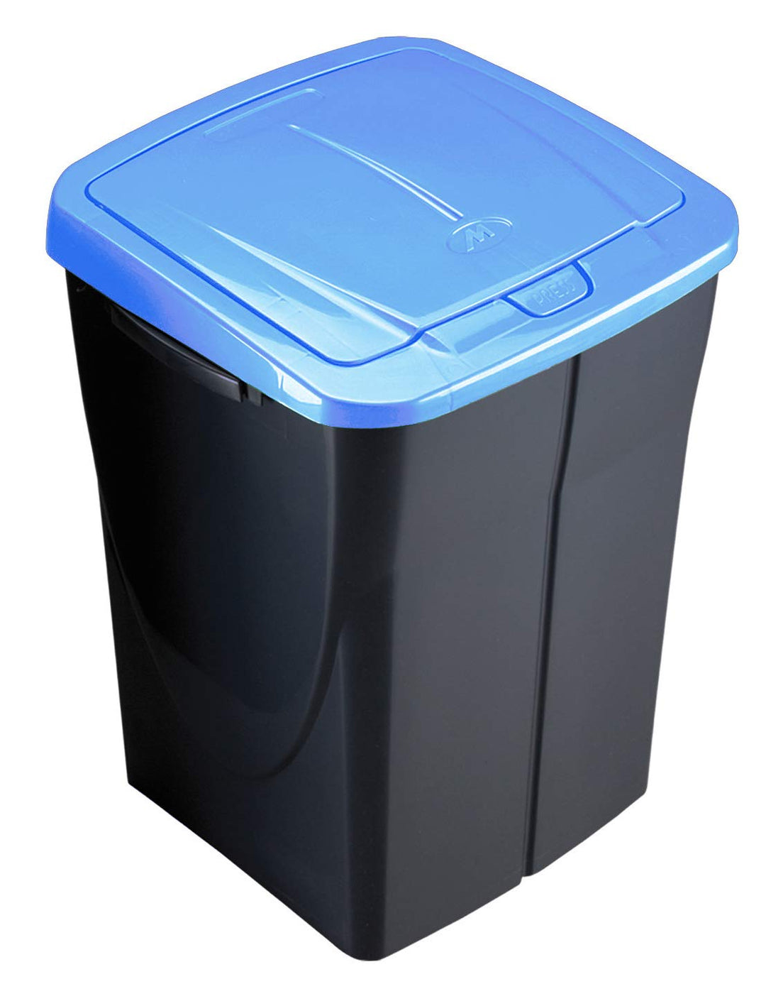 Mondex Müllsortierer 45 Liter mit blauem Deckel, Blau