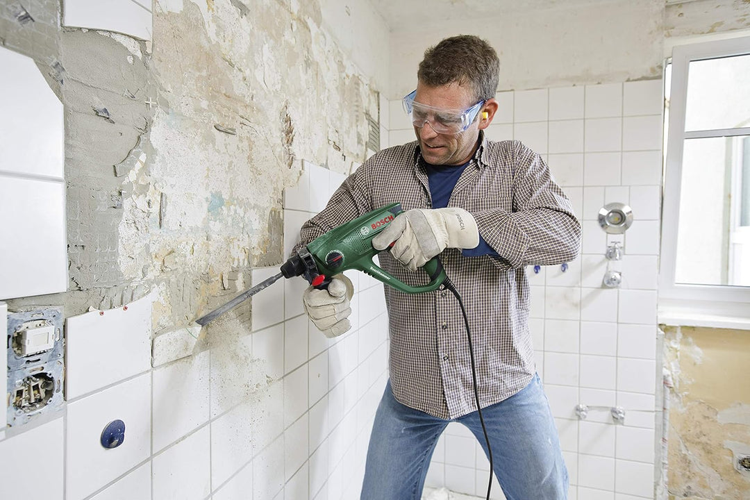 Bosch Bohrhammer PBH 2500 RE (SDS Bohrfutter, Tiefenanschlag, Zusatzhandgriff, Koffer (600 W, Bohr-Ø