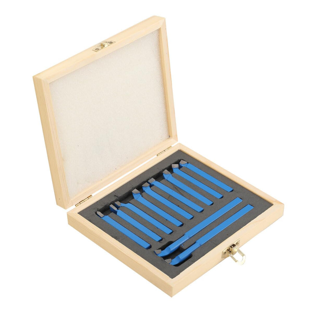 Lfhelper 11 STK Hartmetall Drehstahl Satz Drehmeissel Set 8x 8 mm Drehen Fräsen Schneiden Werkzeug S