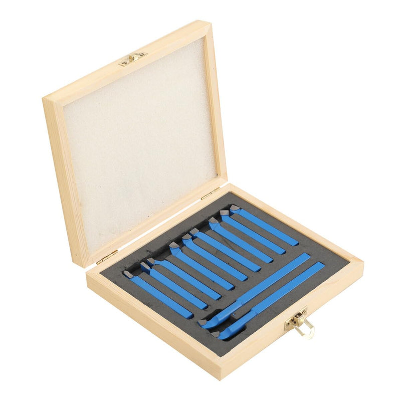 Lfhelper 11 STK Hartmetall Drehstahl Satz Drehmeissel Set 8x 8 mm Drehen Fräsen Schneiden Werkzeug S