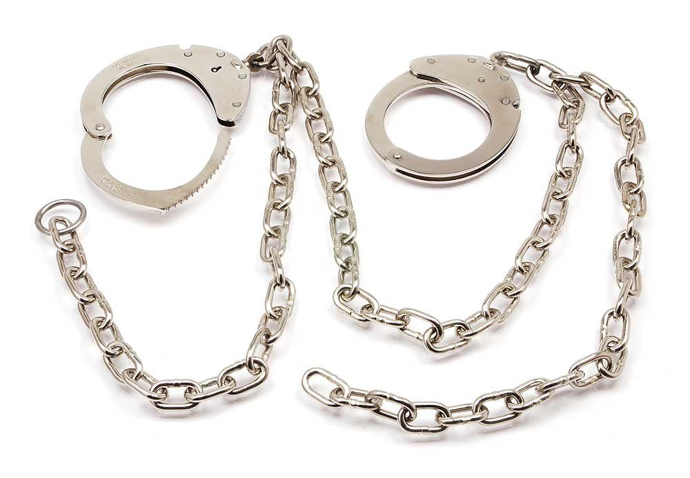 Mod. Nr.11A Handschellen mit Bauchkette