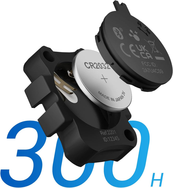 moofit CS9 Geschwindigkeitssensor und Trittfrequenzsensor,Bluetooth & ANT+, Kabelloser Fahrraddrehza