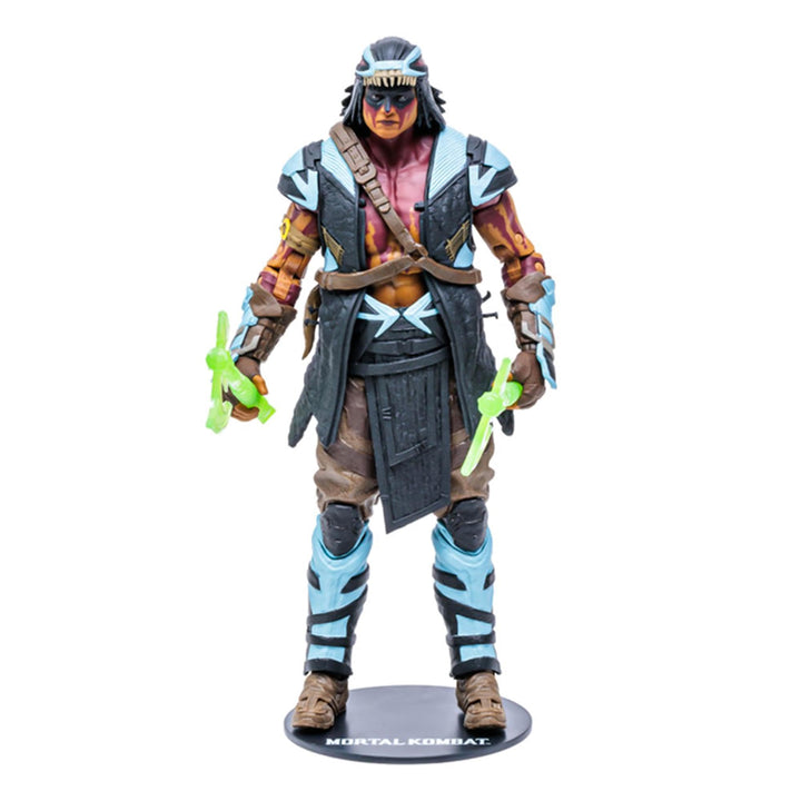 McFarlane Mortal Kombat Actionfigur Nightwolf 18 cm, Mehrfarbig Modern, Modern