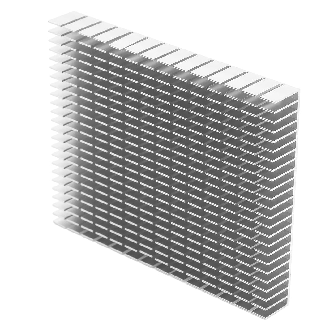 Eujgoov Aluminium Kühlkörper, PC Kühlrippen Heatsink 150x120x20mm Kühlung Kühlerkühlung für CPU Leis