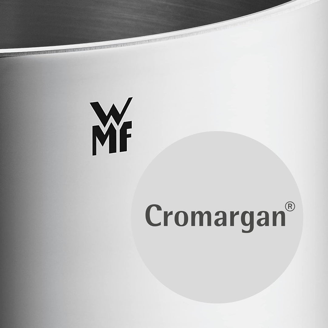 WMF Kochtopf gross 20cm mit Deckel, Fleischtopf Induktion, Cromargan Edelstahl poliert, spülmaschine