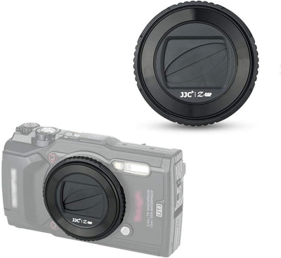 JJC Objektivdeckel für Olympus TG-7 TG-6 TG-5 TG-4 TG-3 TG-2 TG-1 Kamera ersetzt Olympus LB-T01 Obje
