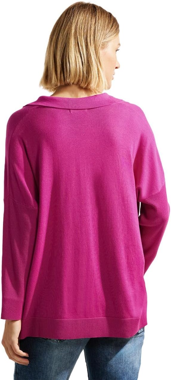 Cecil Damen Oversize Strickpullover L Cool Pink, L Cool Pink