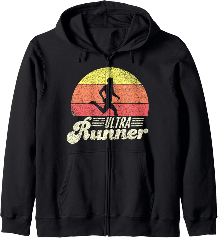 Ultra Runner Classic Retro Vintage UltraMarathon Kapuzenjacke