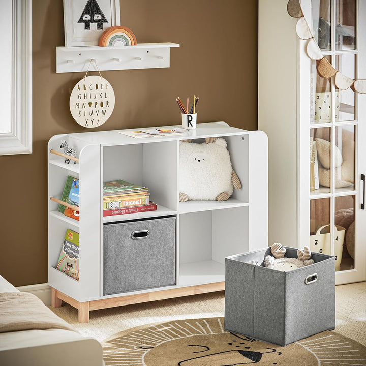 SoBuy KMB85-W Kinderregal Bücherregal Kinderzimmer Regal Aufbewahrungsregal für Kinder Kinderzimmer