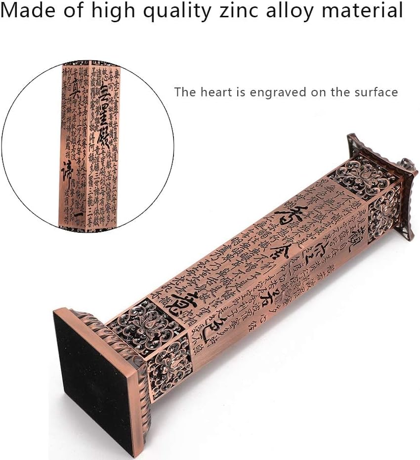 Garosa Vertikale Herz Sutra Weihrauchhalter Brenner Weihrauch Sticks Brenner Halter Aschefänger für