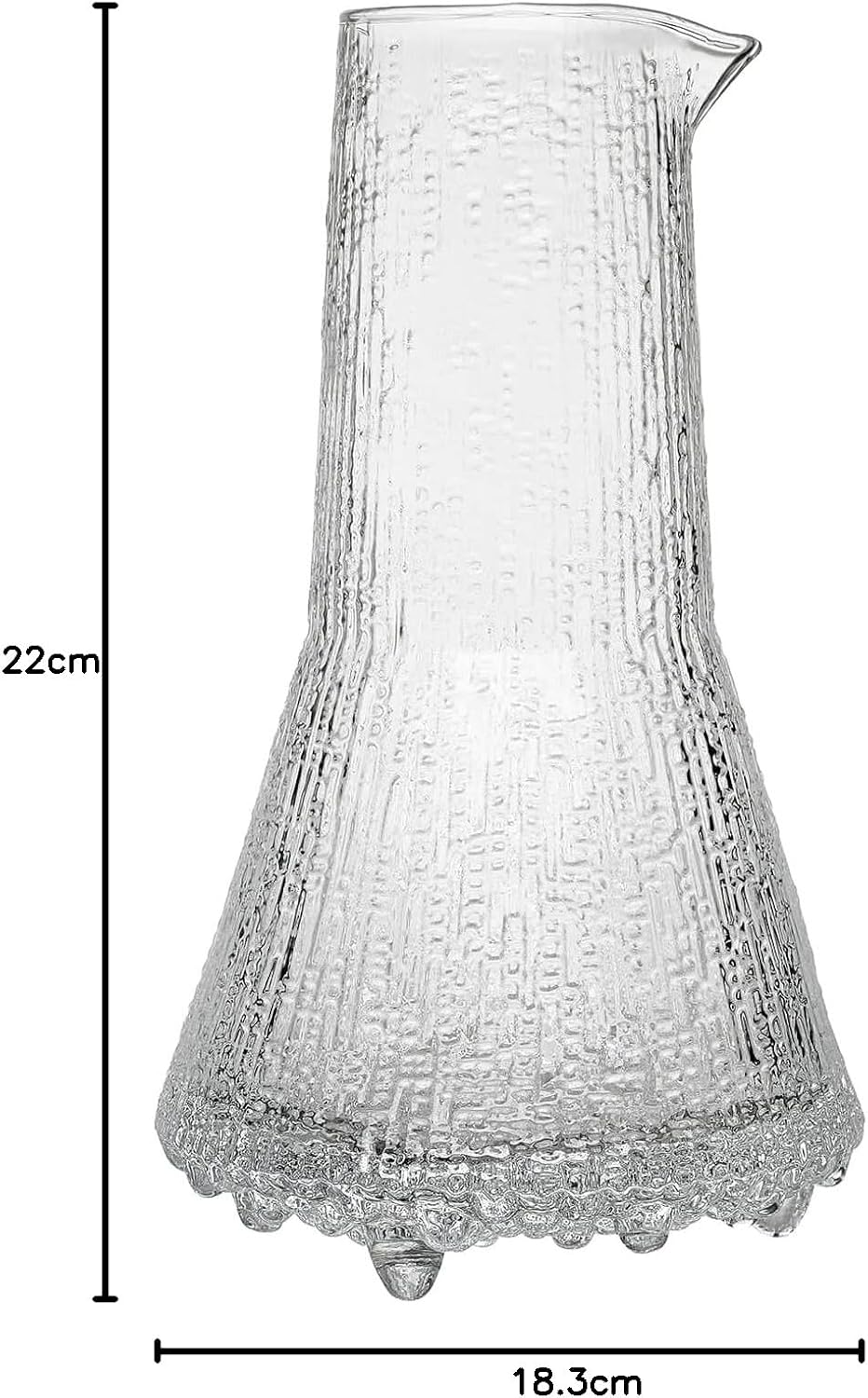 Iittala Ultima Thule 50 cl Karaffe, Glas, Trasparente, 500 ml