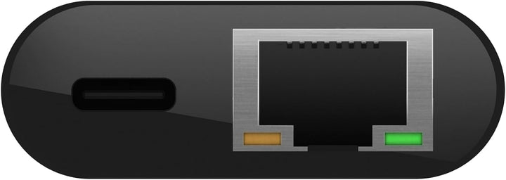 USB-C/Ethernet-Ladeadapter (60W Leistung für angeschlossene Geräte, Ethernet-Datentransfer mit bis z