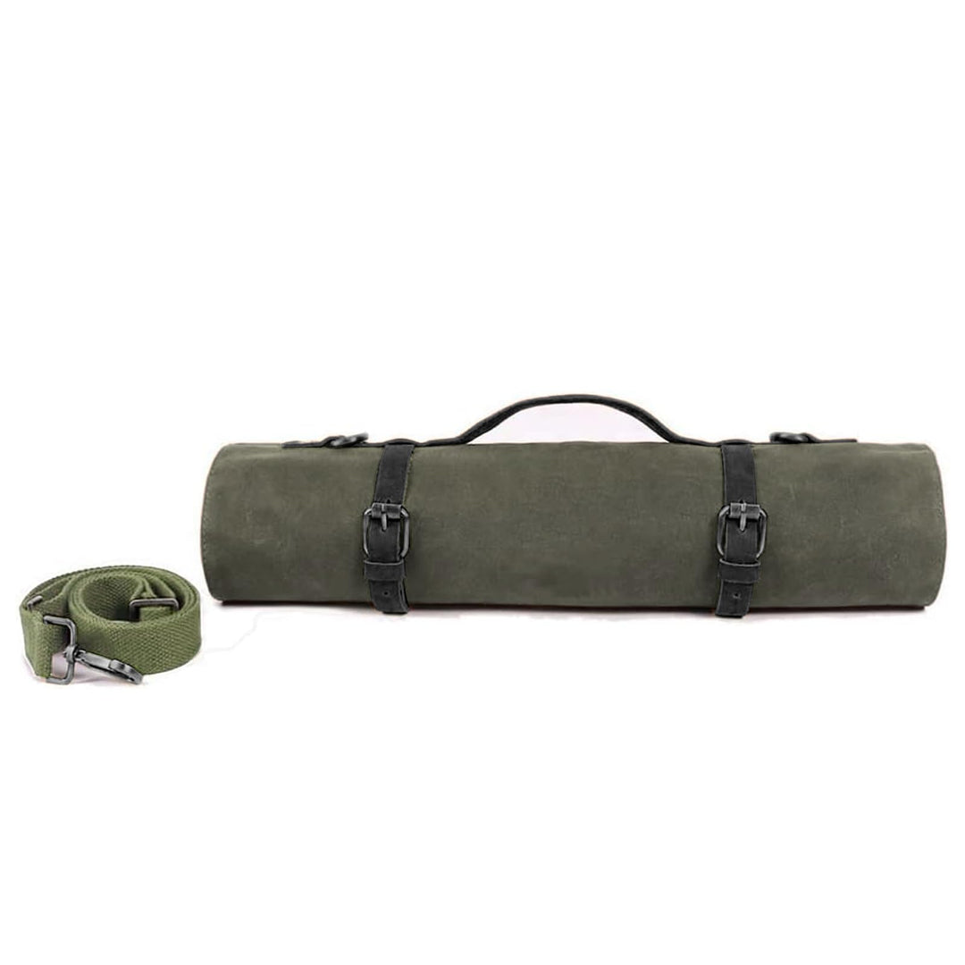 HJSSAA Messertasche,Profi Kochmesser Koffer,Messertasche Kochmesser mit 11 Schlitzen,Grosse Kochmess