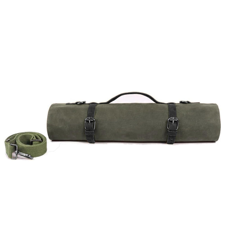 HJSSAA Messertasche,Profi Kochmesser Koffer,Messertasche Kochmesser mit 11 Schlitzen,Grosse Kochmess