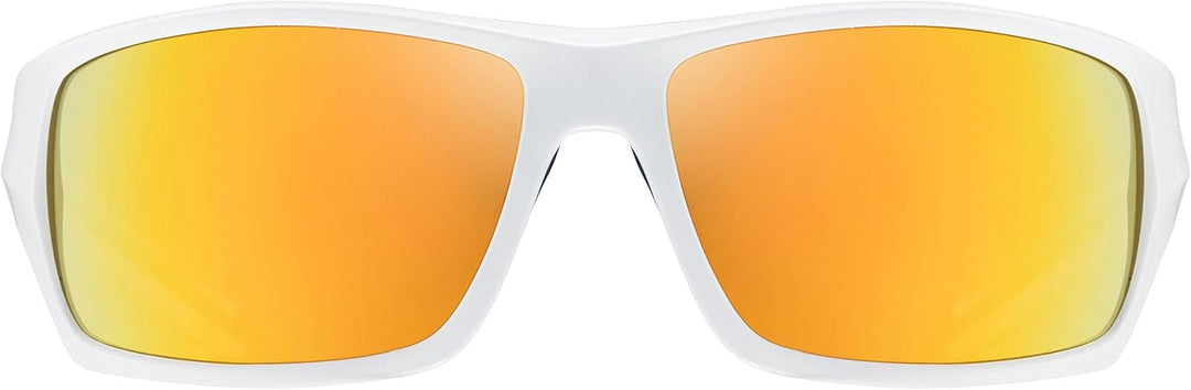 Uvex Unisex Sportstyle 222 Pola Sportbrille Einheitsgrösse white/yellow, Einheitsgrösse white/yellow