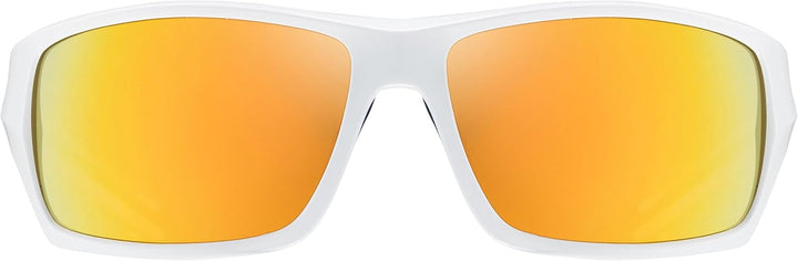 Uvex Unisex Sportstyle 222 Pola Sportbrille Einheitsgrösse white/yellow, Einheitsgrösse white/yellow
